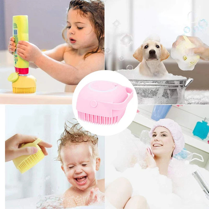 Silicone Shampoo Pet Scrubber