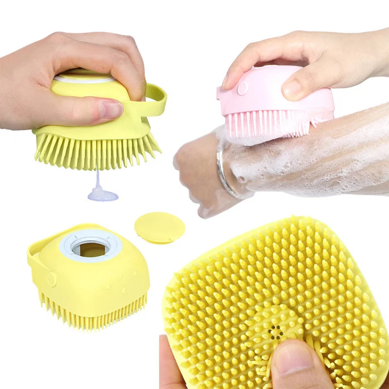 Silicone Shampoo Pet Scrubber