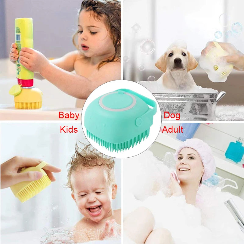 Silicone Shampoo Pet Scrubber