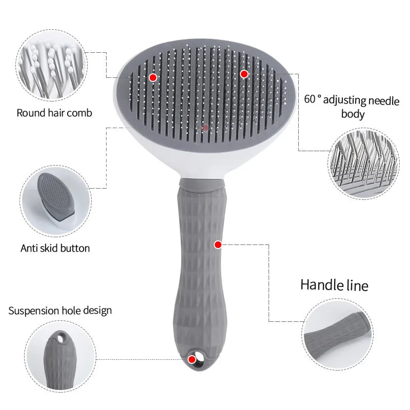SheddyBuddy Stainless Grooming Comb